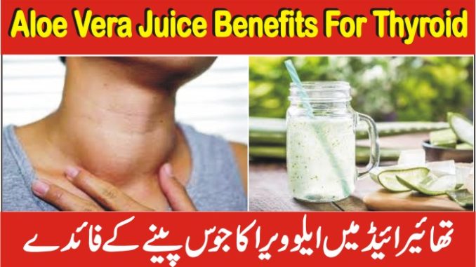 Aloe Vera for Thyroid Health, Aloe Vera Juice May Reduce Thyroid Antibodies