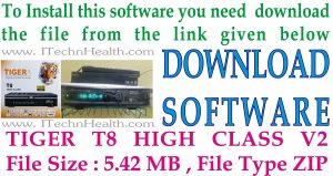 TIGER T8 HIGH CLASS V2 Receiver New Software
