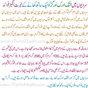 Eat Dry Ginger And Jaggery Together In Urdu