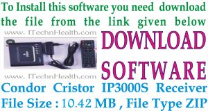 Condor Cristor IP3000S Receiver Software Download