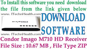 Condor Imago M710HD Receiver Software Download