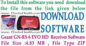 Geant GN-RS 6 EVO HD Receiver Software