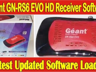 Geant GN-RS 6 EVO HD Receiver Software Download