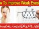 How To Improve Weak Eyesight. Nazar Ki Kamzori Ka Ilaj Ubqari