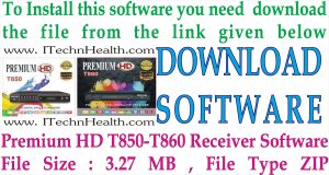 Premium HD T850- T860 Receiver Software