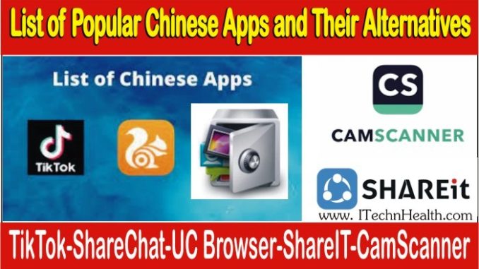 List of Popular Chinese Apps and Their Alternatives