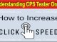Understanding CPS Tester Online, Measuring Clicks Per Second