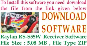 Raylan RS-S55W HD Receiver Software