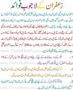 Saffron Benefits In Urdu