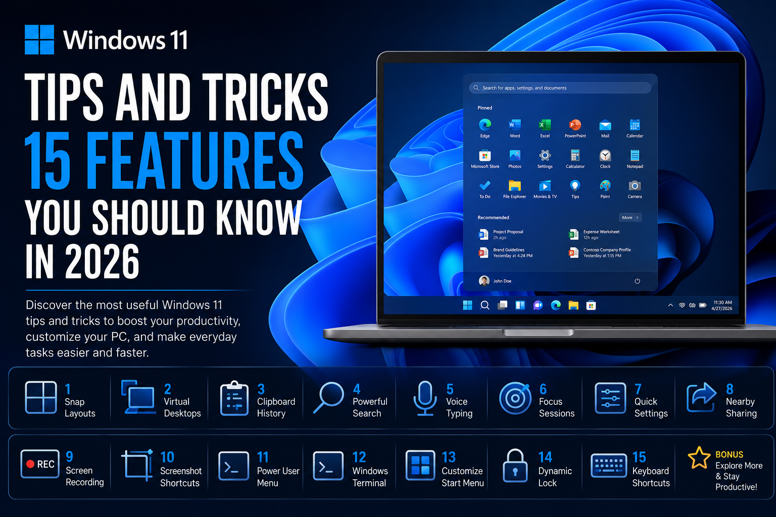 Windows 11 Tips and Tricks: 15 Features You Should Know in 2026