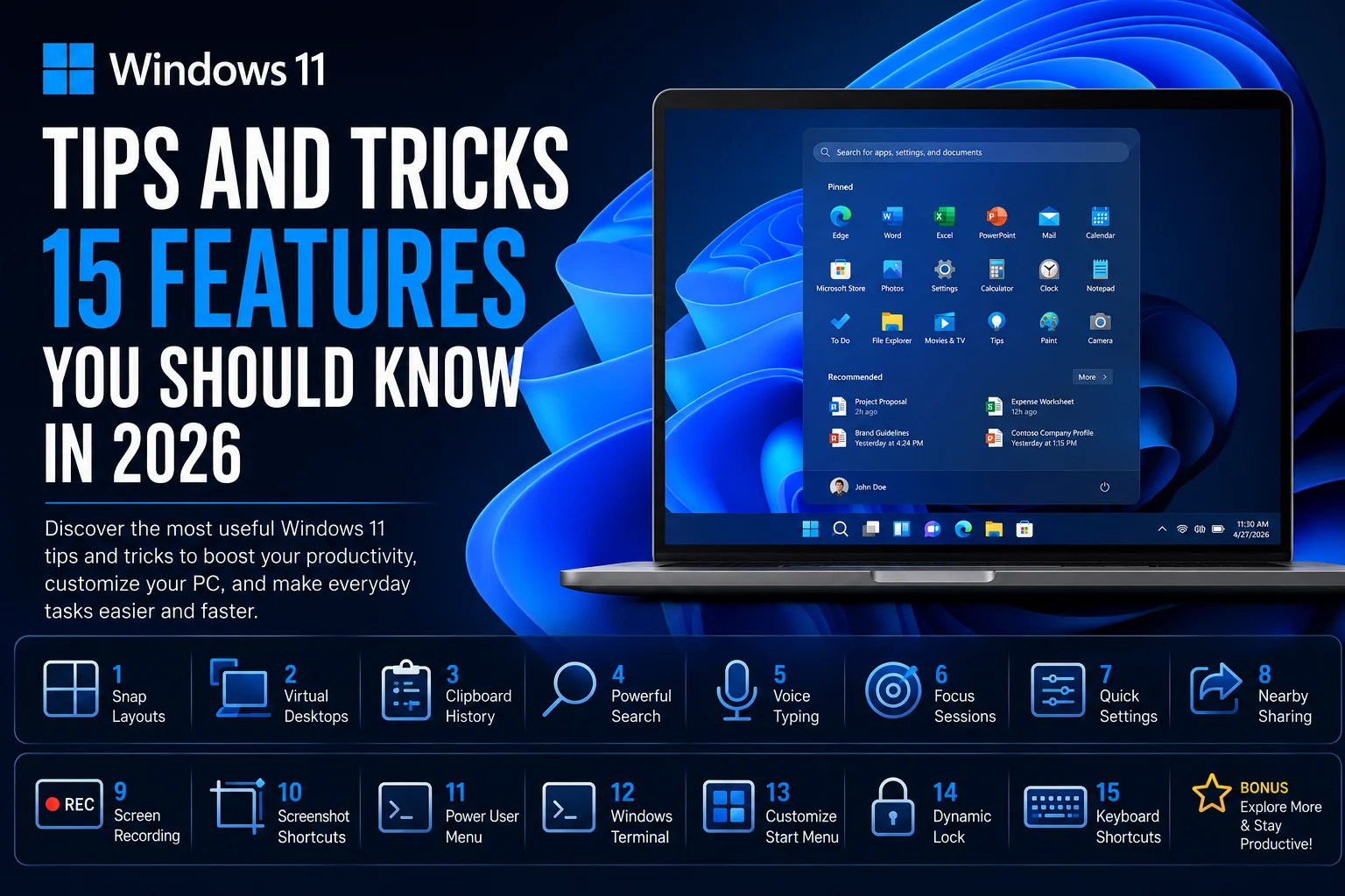 Windows 11 Tips and Tricks: 15 Features You Should Know in 2026